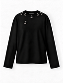 T-SHIRT ML* PAN NOIR