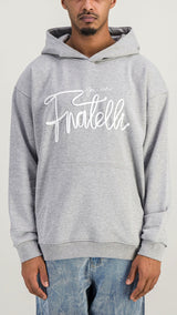 SWEAT LACET GRIS - Alexandro Fratelli