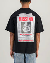 T - SHIRT MISSING NOIR - Alexandro Fratelli