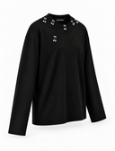 T-SHIRT ML* PAN NOIR - Alexandro Fratelli