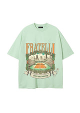 T - SHIRT TENNIS VERT - Alexandro Fratelli