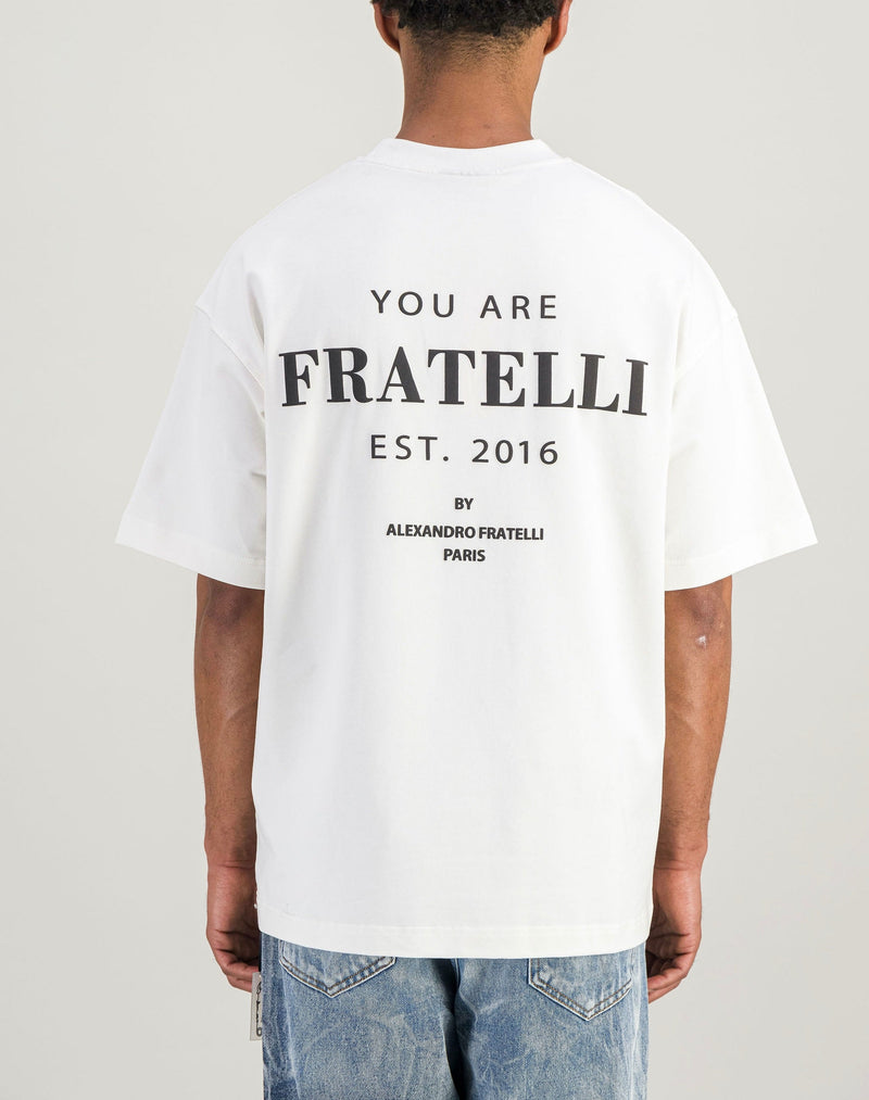 T - SHIRT YAF BLANC - Alexandro Fratelli