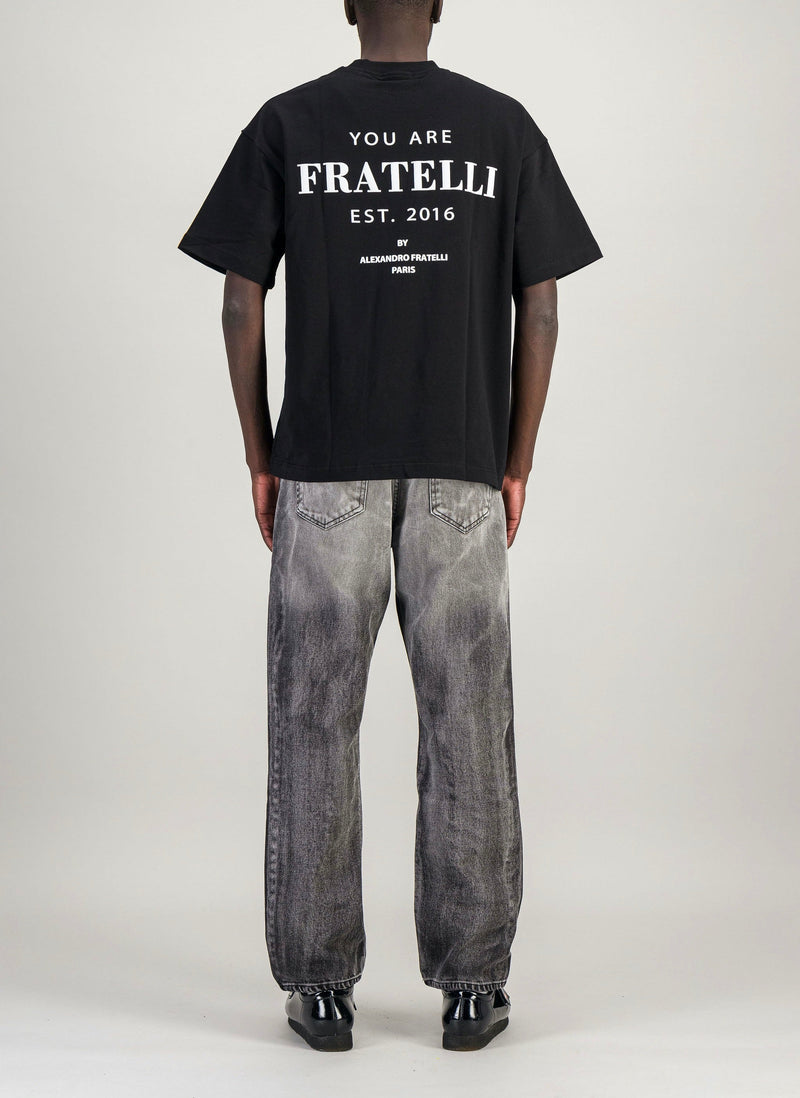 T - SHIRT YAF NOIR - Alexandro Fratelli