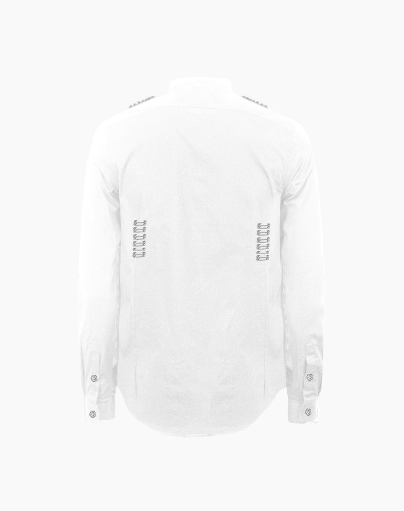 CHEMISE FIRSTIA BIANCA ARGENTEO - Alexandro Fratelli
