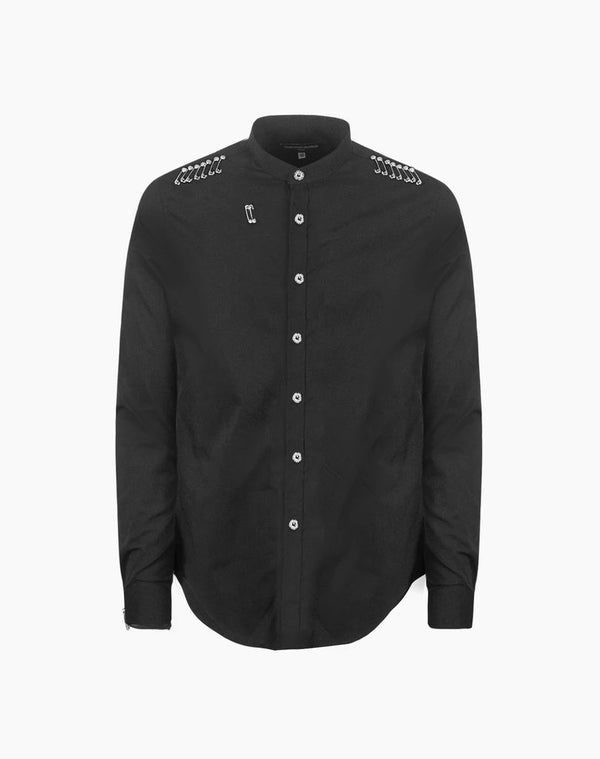 CHEMISE FIRSTIA NERO ARGENTEO - Alexandro Fratelli