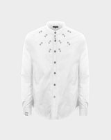 CHEMISE GIVENCHIA BIANCA ARGENTEO - Alexandro Fratelli