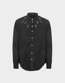 CHEMISE GIVENCHIA NERO ARGENTEO - Alexandro Fratelli