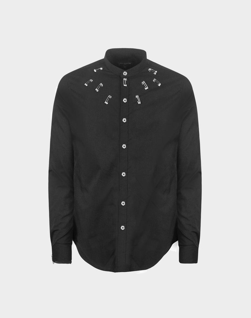 CHEMISE GIVENCHIA NERO ARGENTEO - Alexandro Fratelli
