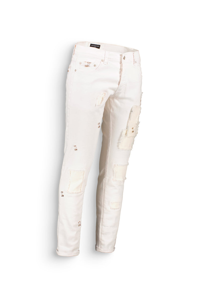 JEAN NM BLANC ARGENTÉ - Alexandro Fratelli