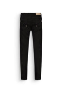 JEAN ZIPPERS NOIR ARGENTÉ - Alexandro Fratelli