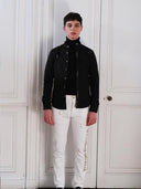 SWEAT COLAMEN NERO ORO - Alexandro Fratelli