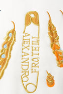 SWEAT PLUMI BIANCA ORO - Alexandro Fratelli