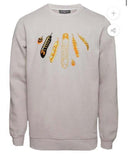 SWEAT PLUMI GRIGIO ORO - Alexandro Fratelli
