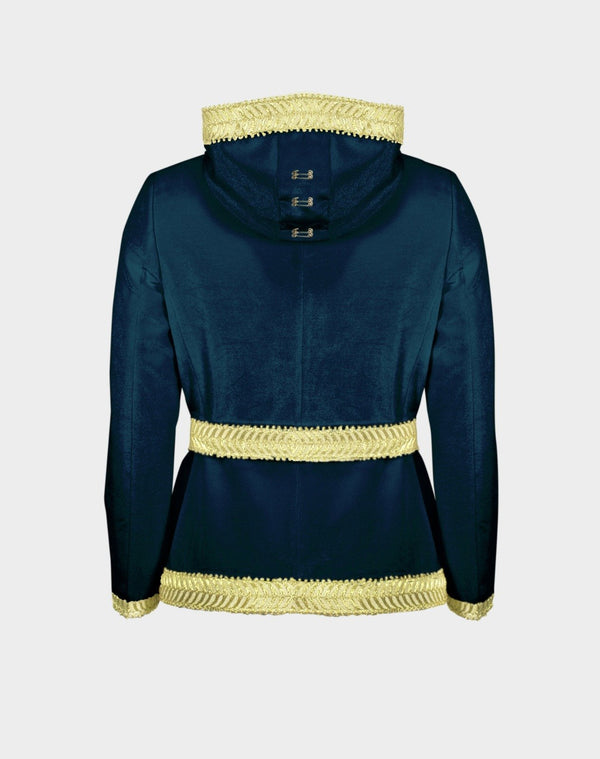 VESTE CAPPA BLU ORO - Alexandro Fratelli