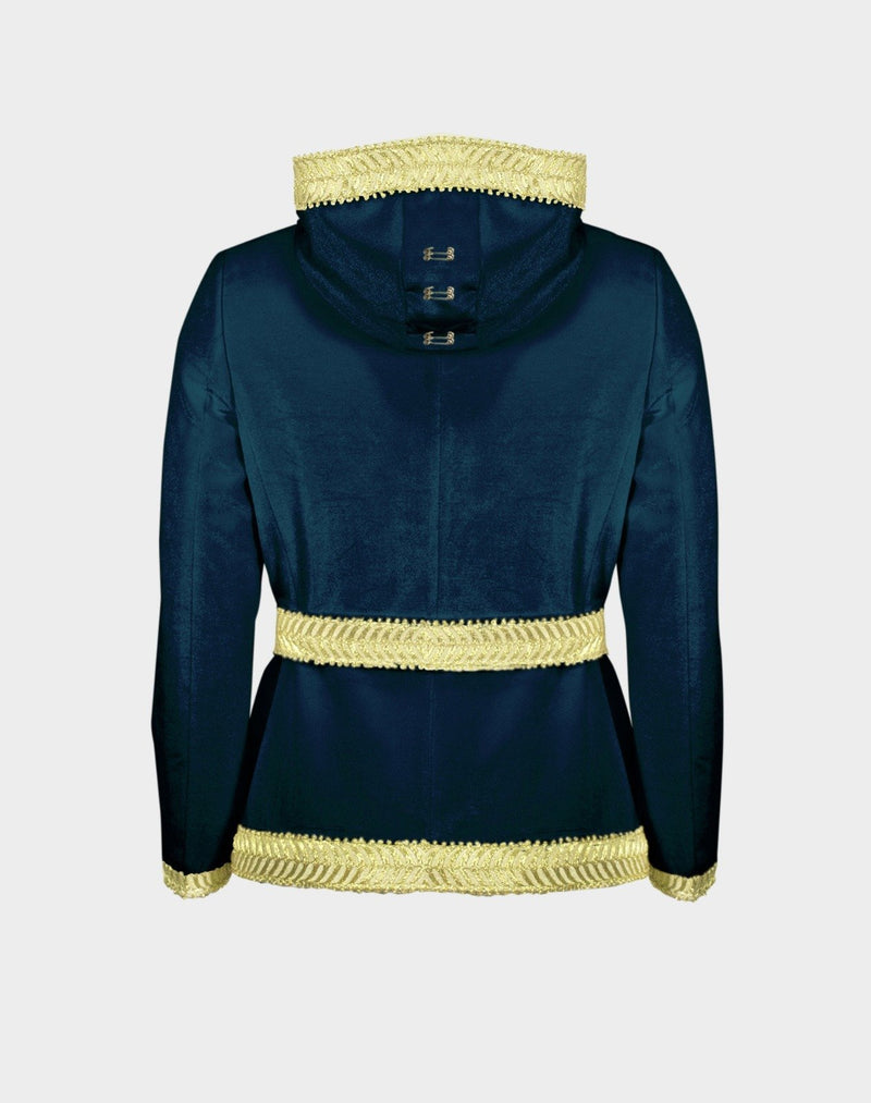 VESTE CAPPA BLU ORO - Alexandro Fratelli