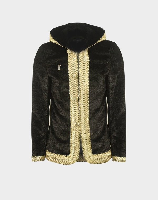 VESTE CAPPA NERO ORO - Alexandro Fratelli