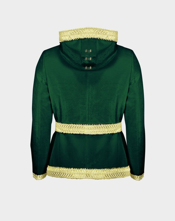 VESTE CAPPA VERTE ORO - Alexandro Fratelli