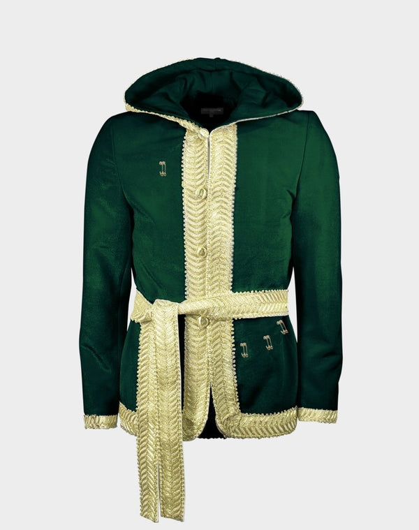 VESTE CAPPA VERTE ORO - Alexandro Fratelli